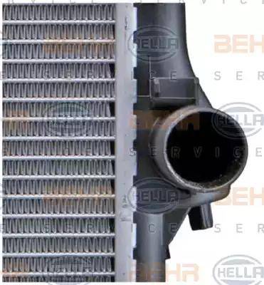 BEHR HELLA Service 8MK 376 713-121 - Radiator, engine cooling autospares.lv