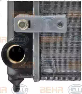 BEHR HELLA Service 8MK 376 713-314 - Radiator, engine cooling autospares.lv