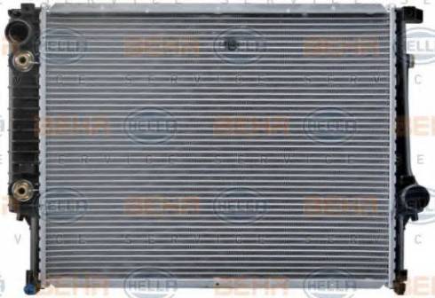 BEHR HELLA Service 8MK 376 713-254 - Radiator, engine cooling autospares.lv