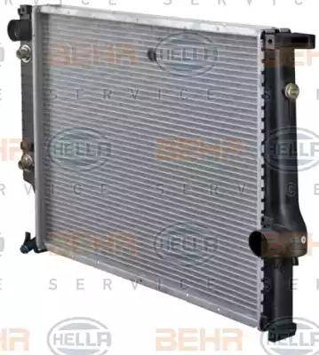 BEHR HELLA Service 8MK 376 713-251 - Radiator, engine cooling autospares.lv