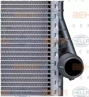 BEHR HELLA Service 8MK 376 712-504 - Radiator, engine cooling autospares.lv