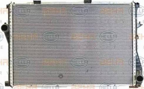 BEHR HELLA Service 8MK 376 712-511 - Radiator, engine cooling autospares.lv