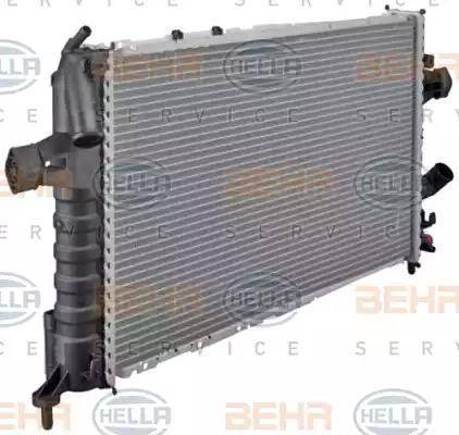 BEHR HELLA Service 8MK 376 712-601 - Radiator, engine cooling autospares.lv