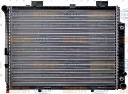 BEHR HELLA Service 8MK 376 712-741 - Radiator, engine cooling autospares.lv