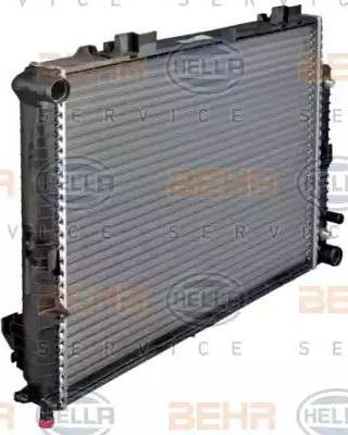 BEHR HELLA Service 8MK 376 712-741 - Radiator, engine cooling autospares.lv