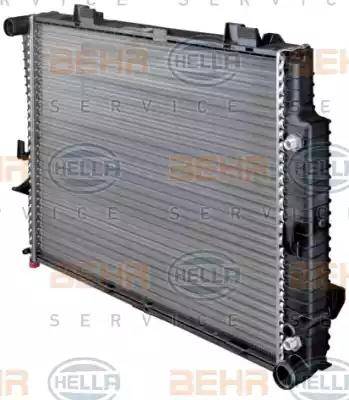 BEHR HELLA Service 8MK 376 712-741 - Radiator, engine cooling autospares.lv