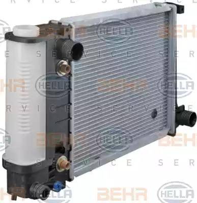 BEHR HELLA Service 8MK 376 717-201 - Radiator, engine cooling autospares.lv