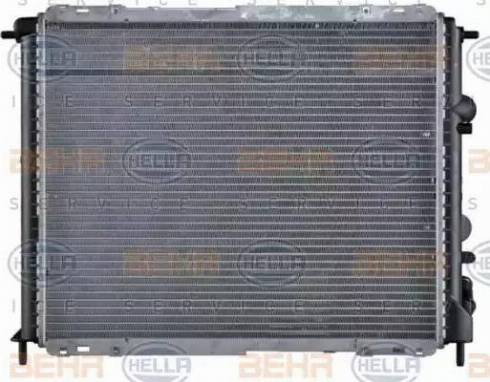 BEHR HELLA Service 8MK 376 717-791 - Radiator, engine cooling autospares.lv