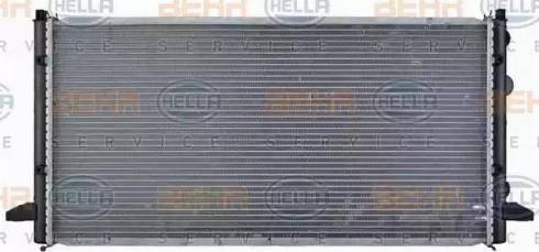 BEHR HELLA Service 8MK 376 717-751 - Radiator, engine cooling autospares.lv