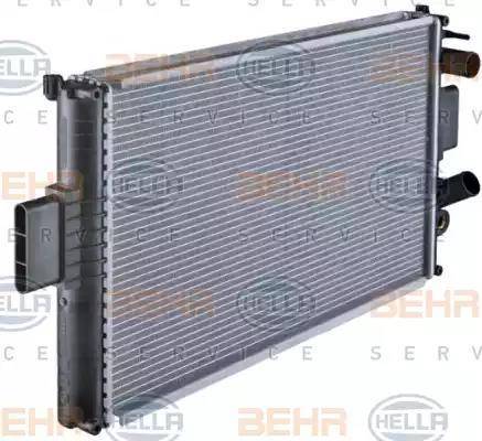 BEHR HELLA Service 8MK 376 724-501 - Radiator, engine cooling autospares.lv