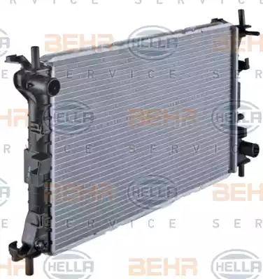 BEHR HELLA Service 8MK 376 720-301 - Radiator, engine cooling autospares.lv