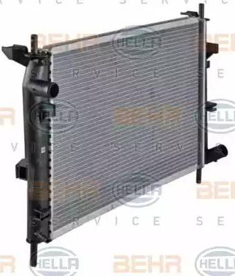 BEHR HELLA Service 8MK 376 720-311 - Radiator, engine cooling autospares.lv