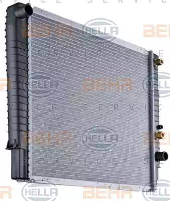 BEHR HELLA Service 8MK 376 720-791 - Radiator, engine cooling autospares.lv