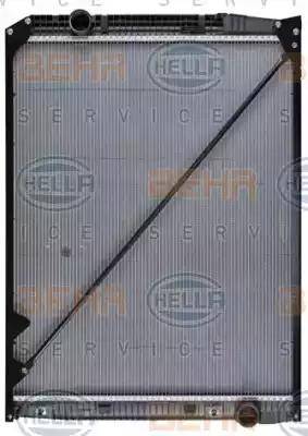 BEHR HELLA Service 8MK 376 721-491 - Radiator, engine cooling autospares.lv