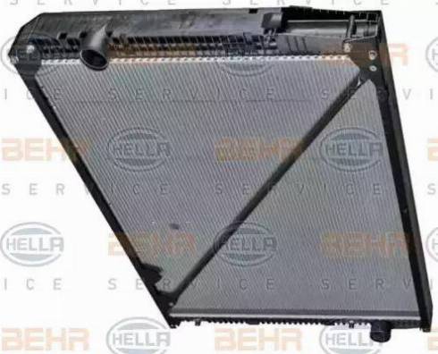 BEHR HELLA Service 8MK 376 721-491 - Radiator, engine cooling autospares.lv