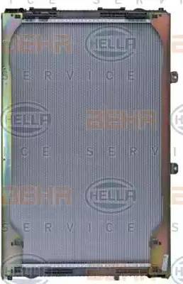 BEHR HELLA Service 8MK 376 721-461 - Radiator, engine cooling autospares.lv