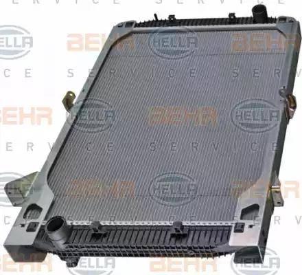 BEHR HELLA Service 8MK 376 721-601 - Radiator, engine cooling autospares.lv