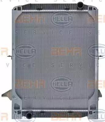BEHR HELLA Service 8MK 376 721-601 - Radiator, engine cooling autospares.lv