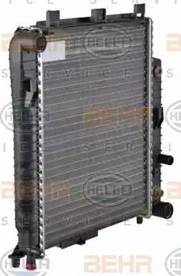 BEHR HELLA Service 8MK 376 721-101 - Radiator, engine cooling autospares.lv