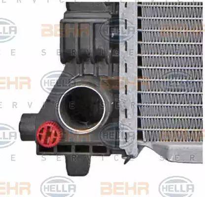 BEHR HELLA Service 8MK 376 721-391 - Radiator, engine cooling autospares.lv