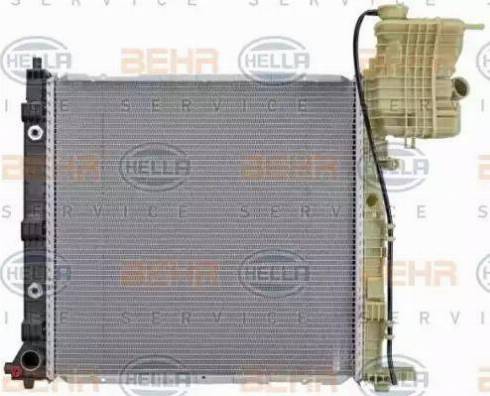 BEHR HELLA Service 8MK 376 721-391 - Radiator, engine cooling autospares.lv