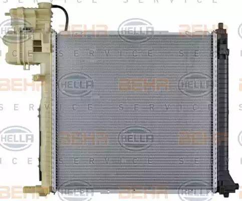 BEHR HELLA Service 8MK 376 722-041 - Radiator, engine cooling autospares.lv