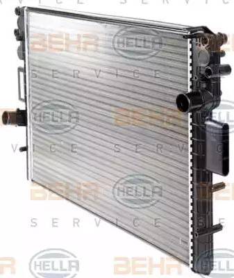 BEHR HELLA Service 8MK 376 774-421 - Radiator, engine cooling autospares.lv