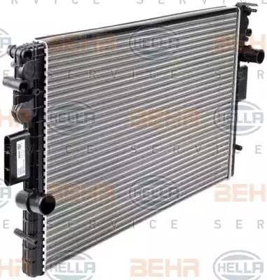 BEHR HELLA Service 8MK 376 774-421 - Radiator, engine cooling autospares.lv