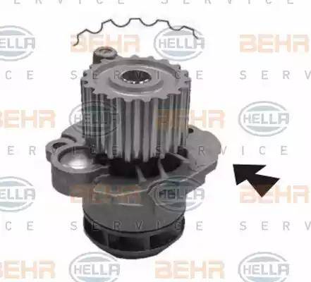 BEHR HELLA Service 8MP 376 800-554 - Water Pump autospares.lv