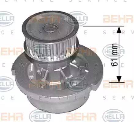 BEHR HELLA Service 8MP 376 800-074 - Water Pump autospares.lv