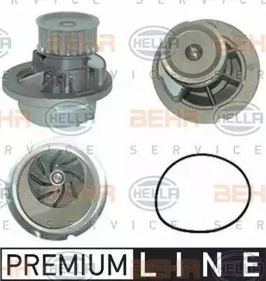 BEHR HELLA Service 8MP 376 800-261 - Water Pump autospares.lv