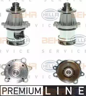 BEHR HELLA Service 8MP 376 801-571 - Water Pump autospares.lv