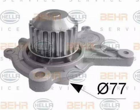 BEHR HELLA Service 8MP 376 801-184 - Water Pump autospares.lv