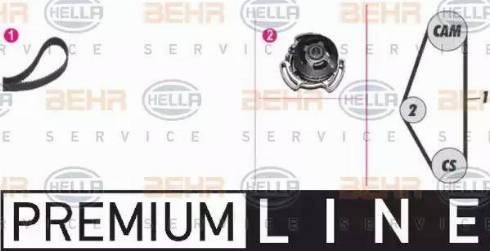 BEHR HELLA Service 8MP 376 801-821 - Water Pump & Timing Belt Set autospares.lv