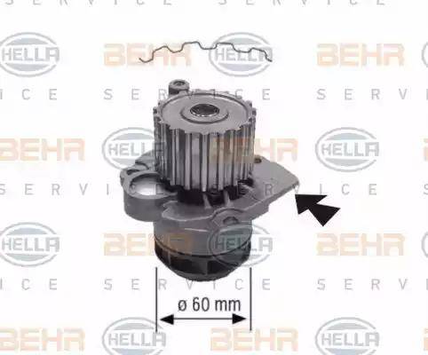 BEHR HELLA Service 8MP 376 801-394 - Water Pump autospares.lv