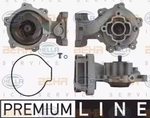 BEHR HELLA Service 8MP 376 803-121 - Water Pump autospares.lv