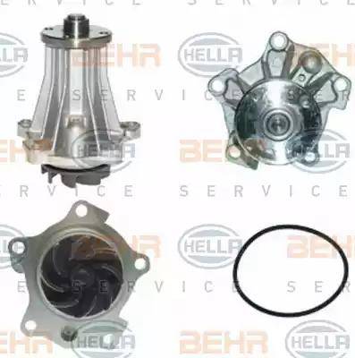 BEHR HELLA Service 8MP 376 803-371 - Water Pump autospares.lv