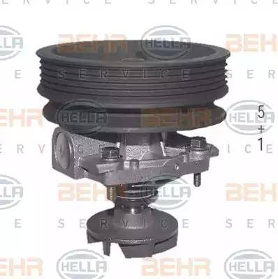 BEHR HELLA Service 8MP 376 803-234 - Water Pump autospares.lv