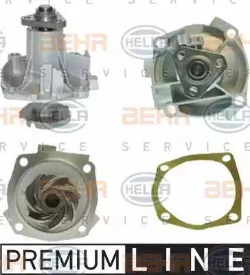 BEHR HELLA Service 8MP 376 802-591 - Water Pump autospares.lv