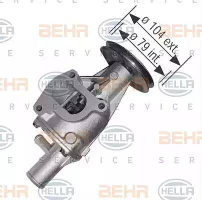 BEHR HELLA Service 8MP 376 802-384 - Water Pump autospares.lv