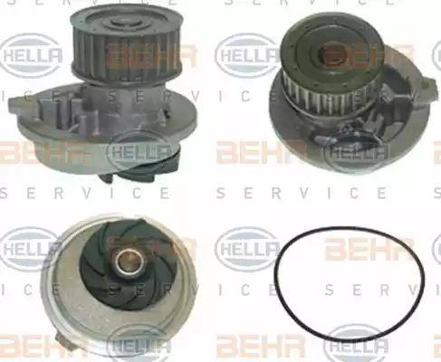 BEHR HELLA Service 8MP 376 802-371 - Water Pump autospares.lv