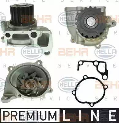 BEHR HELLA Service 8MP 376 802-221 - Water Pump autospares.lv