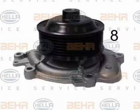 BEHR HELLA Service 8MP 376 810-304 - Water Pump autospares.lv