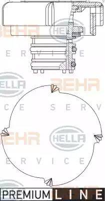 BEHR HELLA Service 8MY 376 743-451 - Sealing Cap, coolant tank autospares.lv