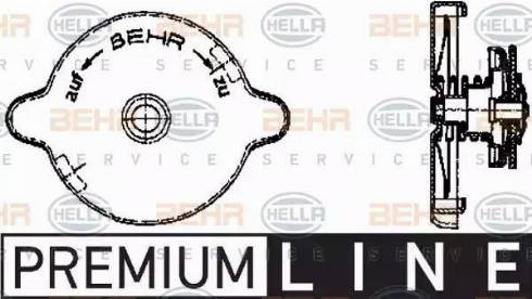 BEHR HELLA Service 8MY 376 742-021 - Sealing Cap, radiator autospares.lv