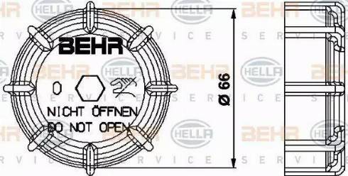 BEHR HELLA Service 8MY 376 737-031 - Sealing Cap, coolant tank autospares.lv