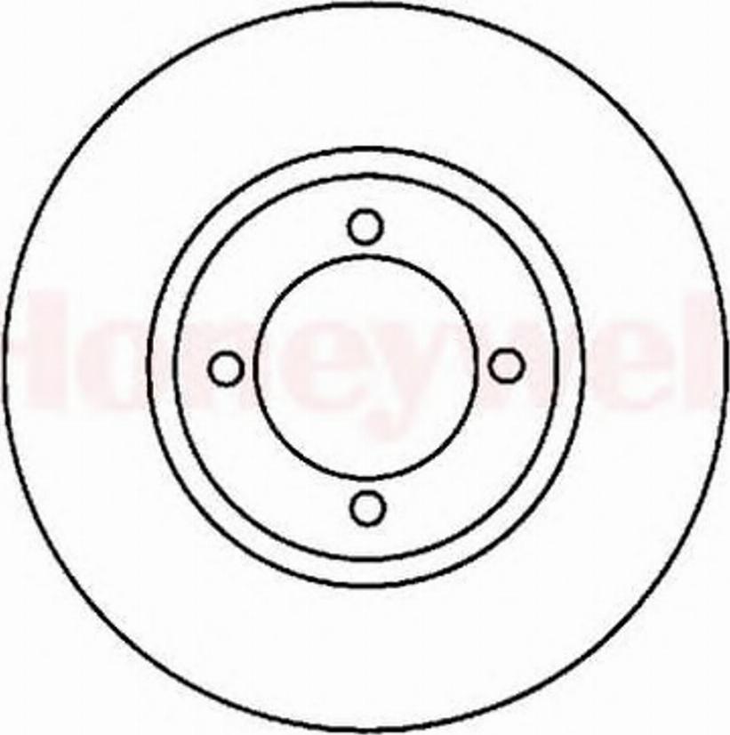 BENDIX 561986 B - Brake Disc autospares.lv