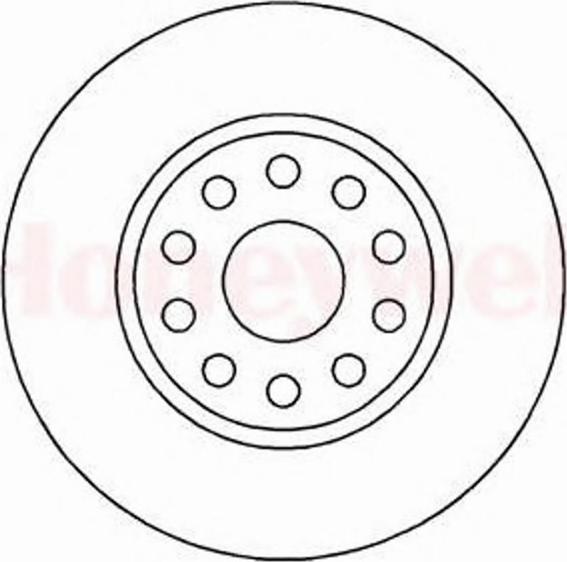 BENDIX 561987 B - Brake Disc autospares.lv