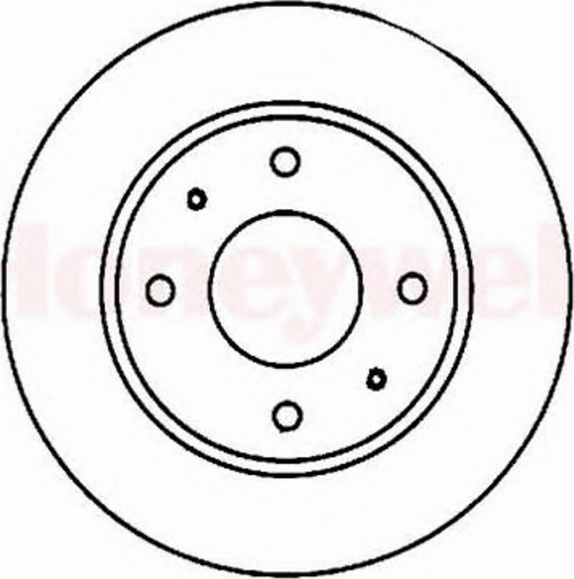 BENDIX 561926 B - Brake Disc autospares.lv