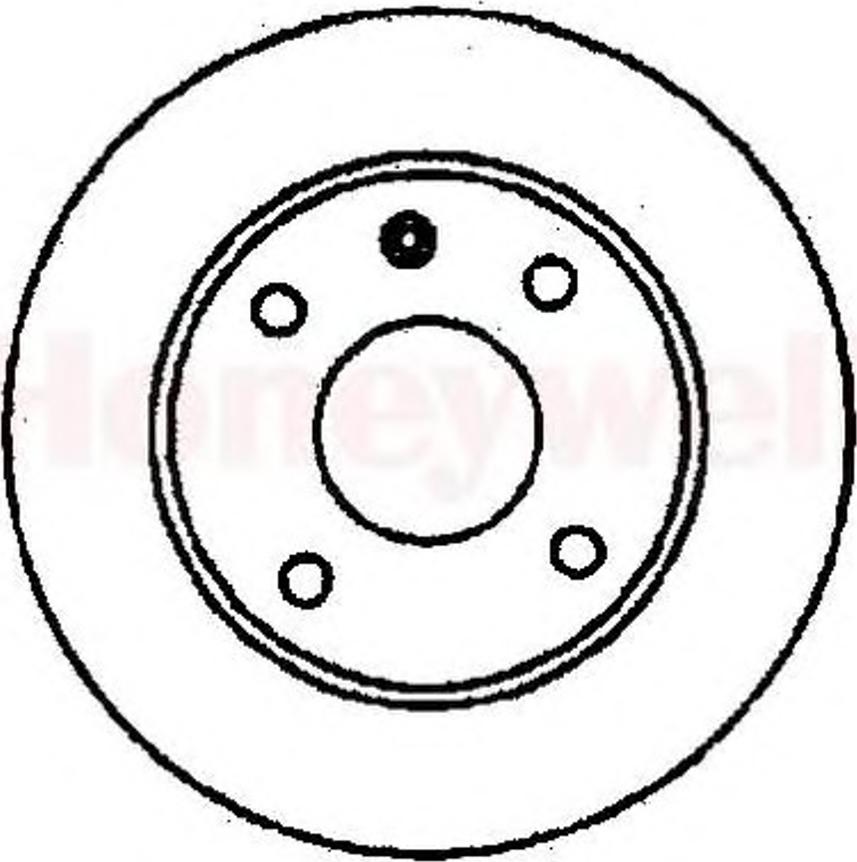 BENDIX 561491 B - Brake Disc autospares.lv